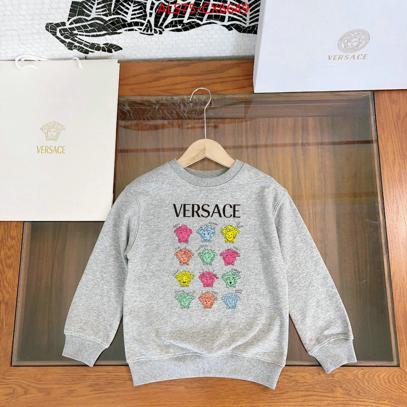 Kids clothing-Versace where can you buy replica ID: CX6649 $: 75USD