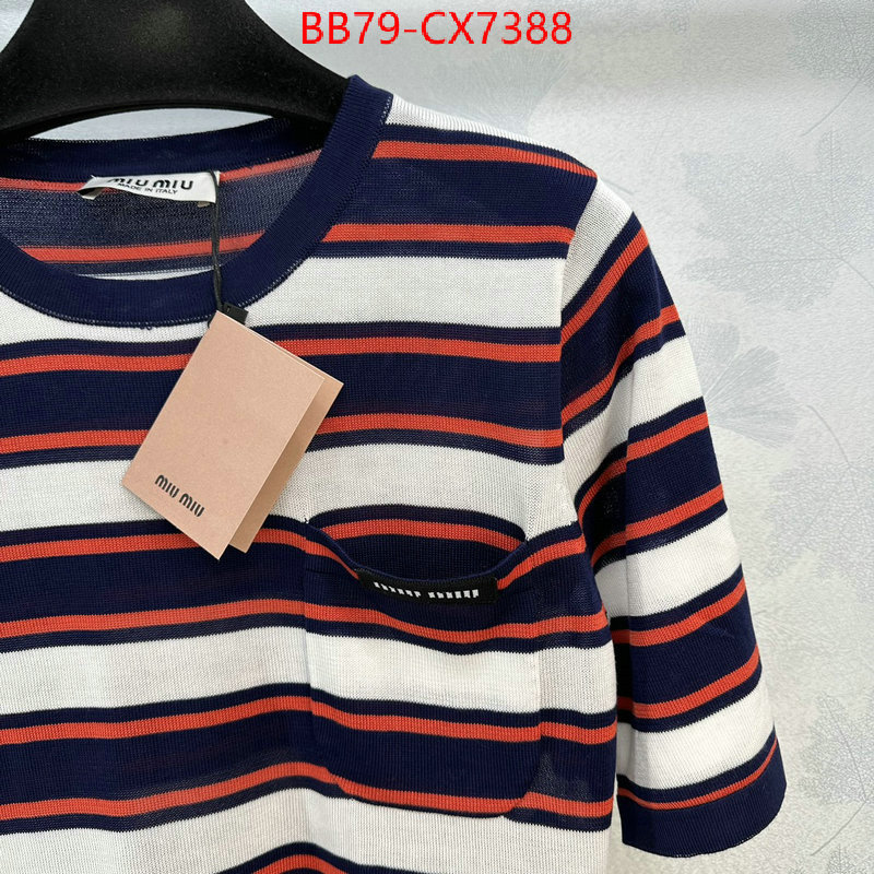 Clothing-MIU MIU replica shop ID: CX7388 $: 79USD