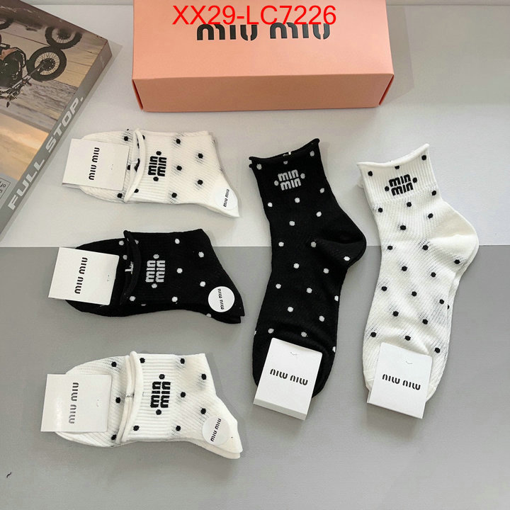 Sock-Miu Miu is it illegal to buy ID: LC7226 $: 29USD