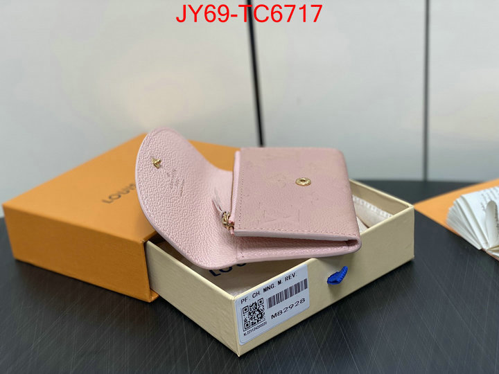 LV Bags(TOP)-Wallet where to buy replicas ID: TC6717 $: 69USD,