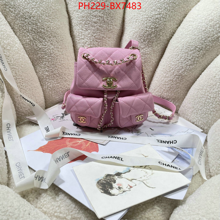 Chanel Bags(TOP)-Backpack- what's the best to buy replica ID: BX7483 $: 229USD,