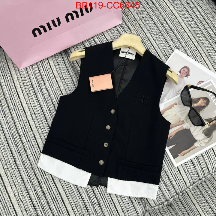 Clothing-MIU MIU the best affordable ID: CC6645 $: 119USD