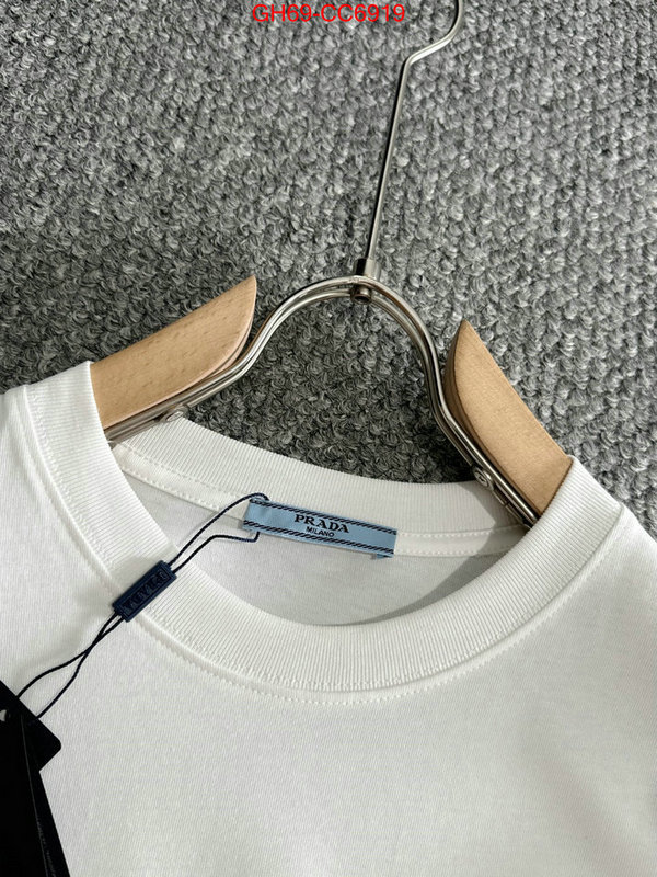 Clothing-Prada replica designer ID: CC6919 $: 69USD