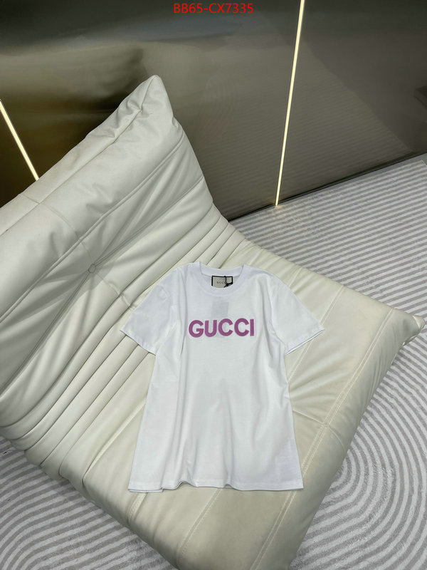 Clothing-Gucci wholesale replica ID: CX7335 $: 65USD