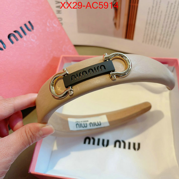 Hair band-MIU MIU 2024 luxury replicas ID: AC5914 $: 29USD