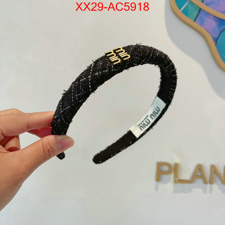 Hair band-MIU MIU aaaaa replica ID: AC5918 $: 29USD