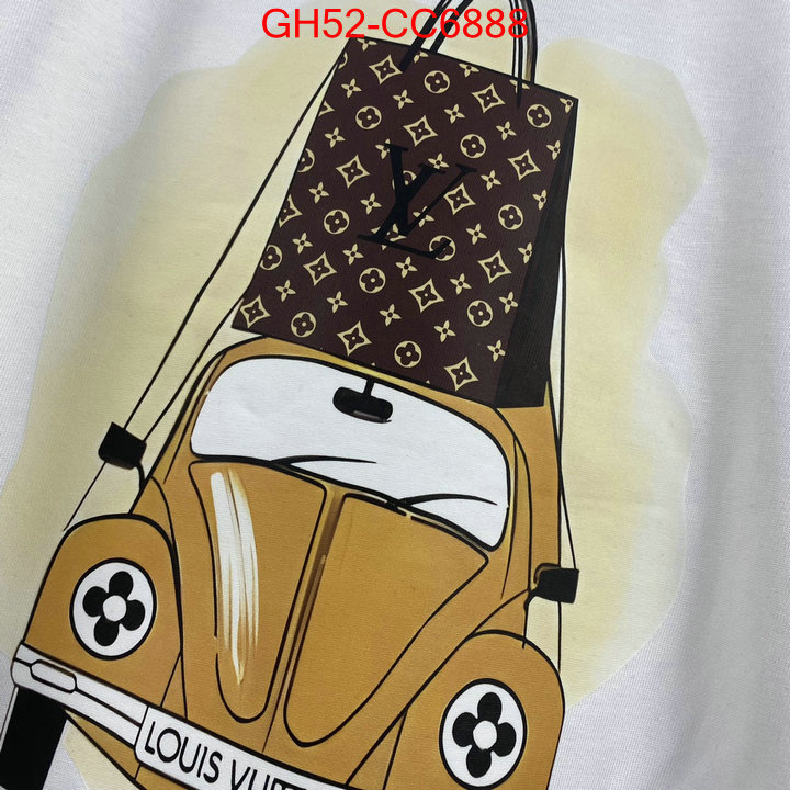 Clothing-LV top perfect fake ID: CC6888 $: 52USD