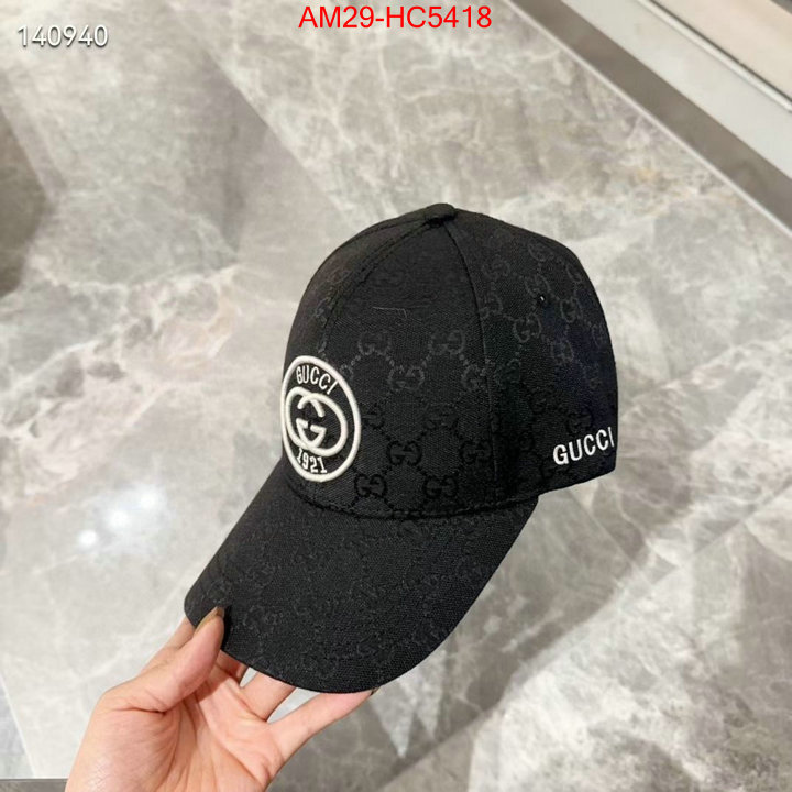 Cap(Hat)-Gucci top perfect fake ID: HC5418 $: 29USD