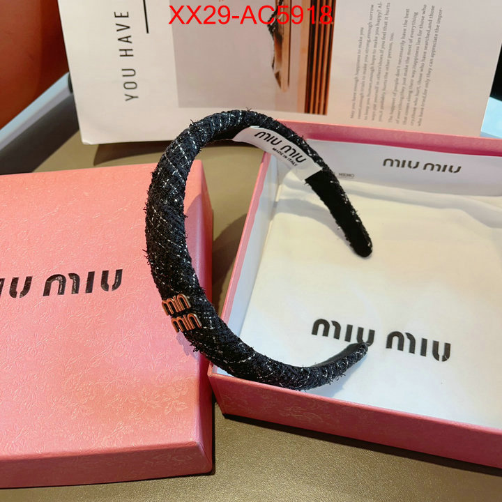 Hair band-MIU MIU aaaaa replica ID: AC5918 $: 29USD