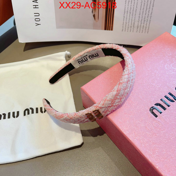 Hair band-MIU MIU aaaaa replica ID: AC5918 $: 29USD