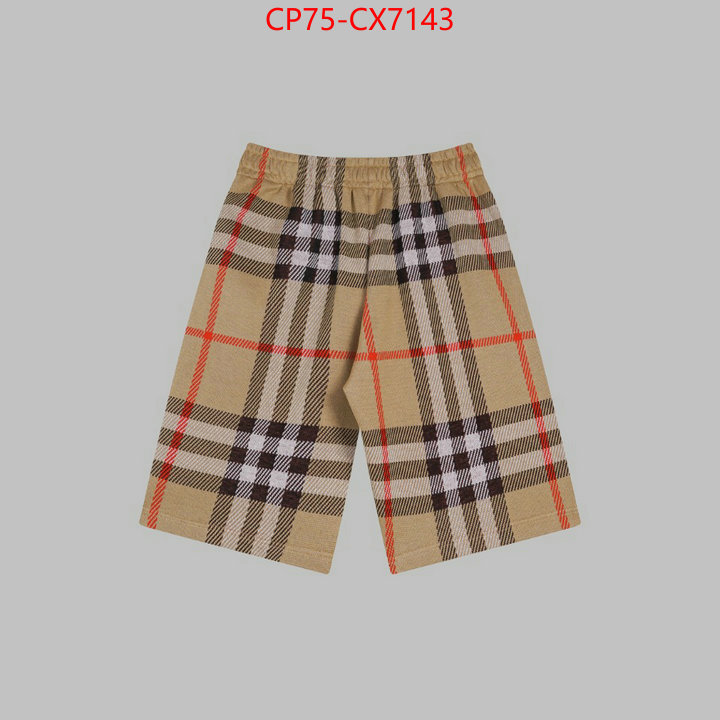 Clothing-Burberry replcia cheap ID: CX7143 $: 79USD