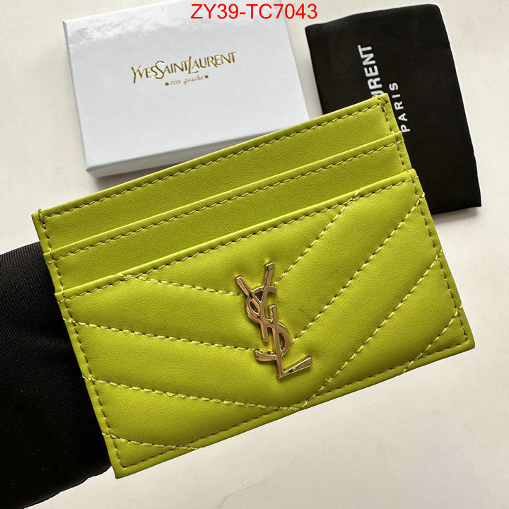 YSL Bags(4A)-Wallet- best replica 1:1 ID: TC7043 $: 39USD,