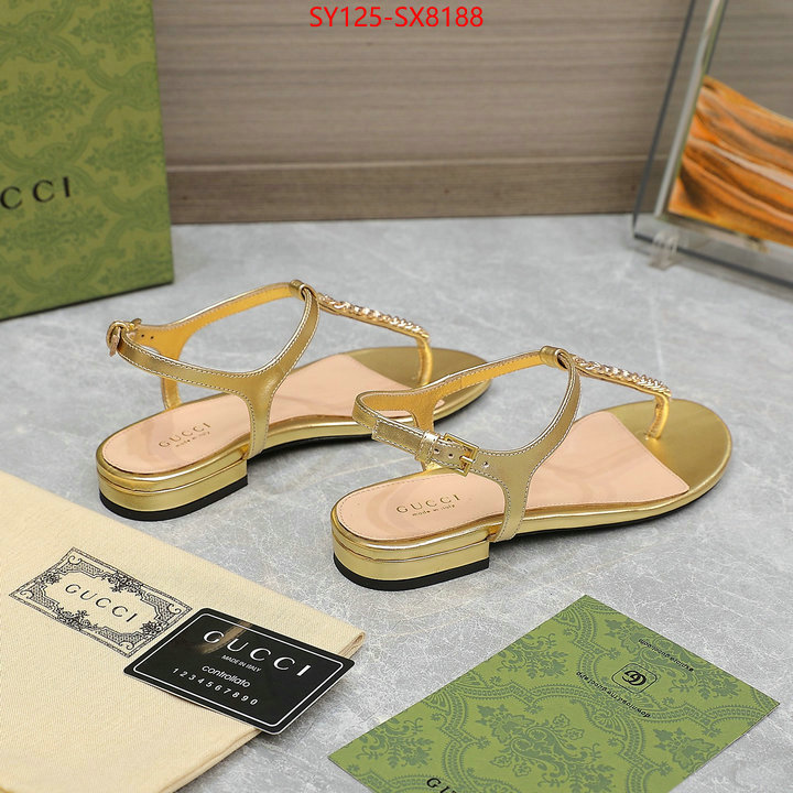 Women Shoes-Gucci outlet 1:1 replica ID: SX8188 $: 125USD