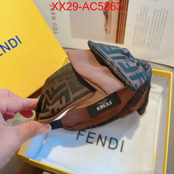 Hair band-Fendi replica 2024 perfect luxury ID: AC5863 $: 29USD