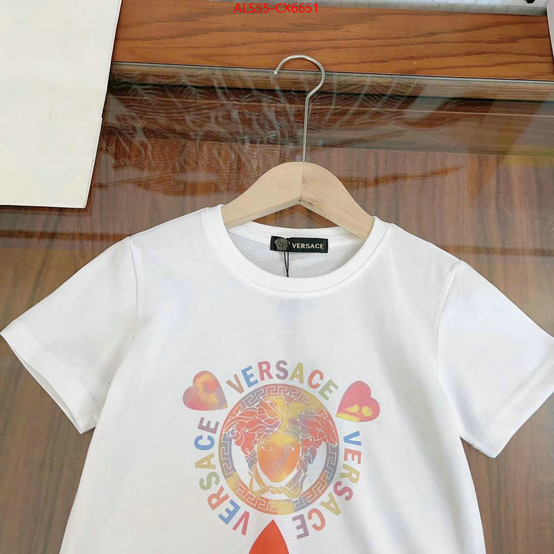 Kids clothing-Versace buy the best high quality replica ID: CX6651 $: 55USD