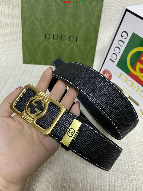 Belts-Gucci aaaaa+ replica ID: PX7908 $: 69USD