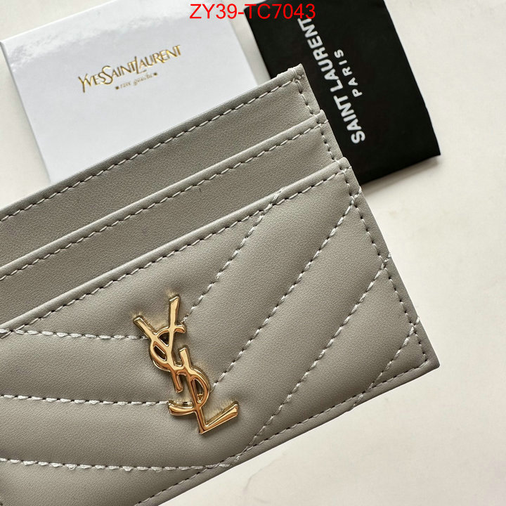 YSL Bags(4A)-Wallet- best replica 1:1 ID: TC7043 $: 39USD,