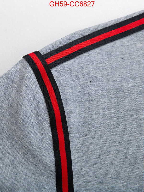 Clothing-Gucci buy 1:1 ID: CC6827 $: 59USD