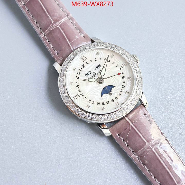 Watch(TOP)-Blancpain designer fake ID: WX8273 $: 639USD