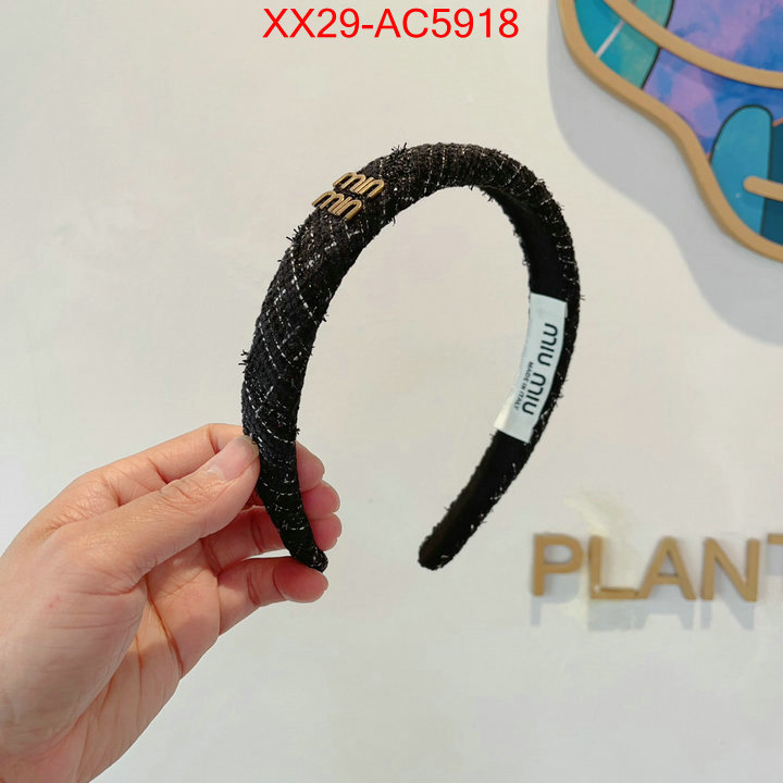 Hair band-MIU MIU aaaaa replica ID: AC5918 $: 29USD