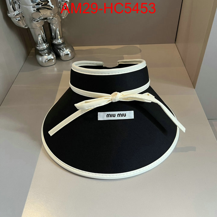 Cap(Hat)-Miu Miu high quality replica designer ID: HC5453 $: 29USD