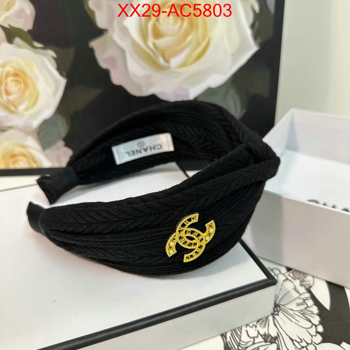 Hair band-Chanel fake high quality ID: AC5803 $: 29USD