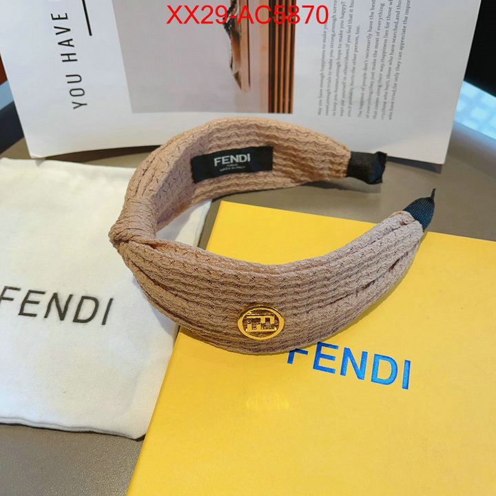 Hair band-Fendi top quality designer replica ID: AC5870 $: 29USD