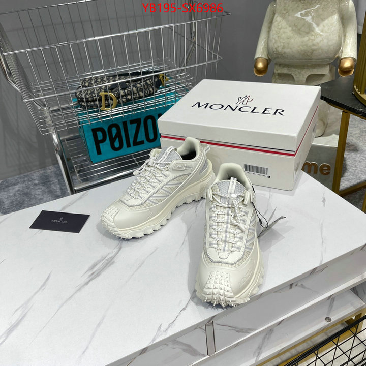 Men Shoes-Moncler buy luxury 2024 ID: SX6986 $: 195USD