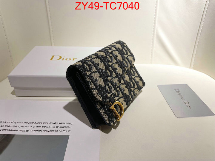 Dior Bags(4A)-Wallet- aaaaa+ replica designer ID: TC7040 $: 49USD,