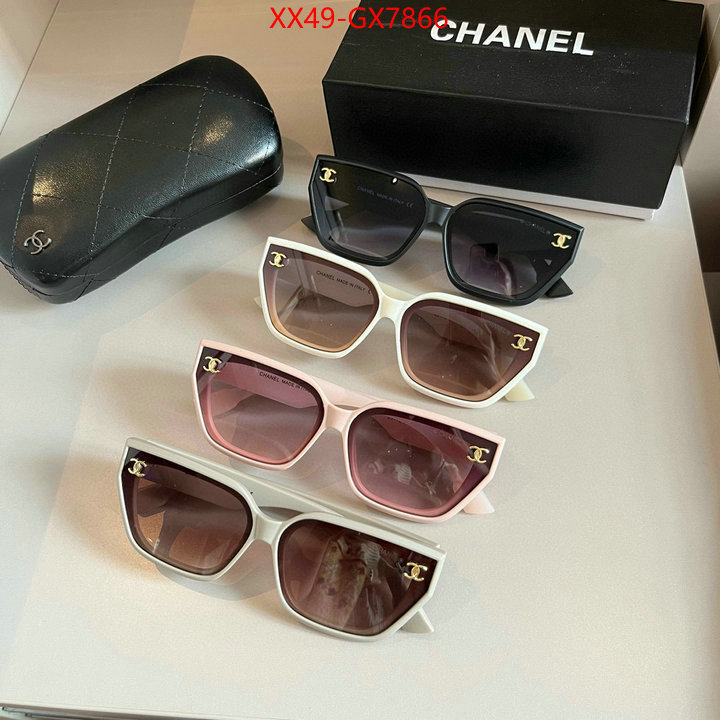 Glasses-Chanel wholesale ID: GX7866 $: 49USD