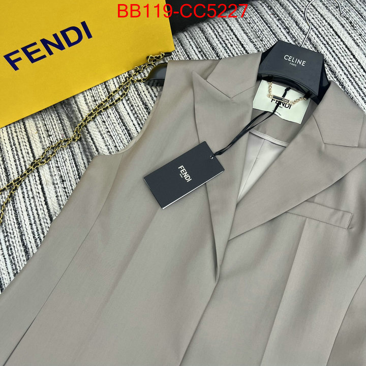 Clothing-Fendi top quality replica ID: CC5227 $: 119USD