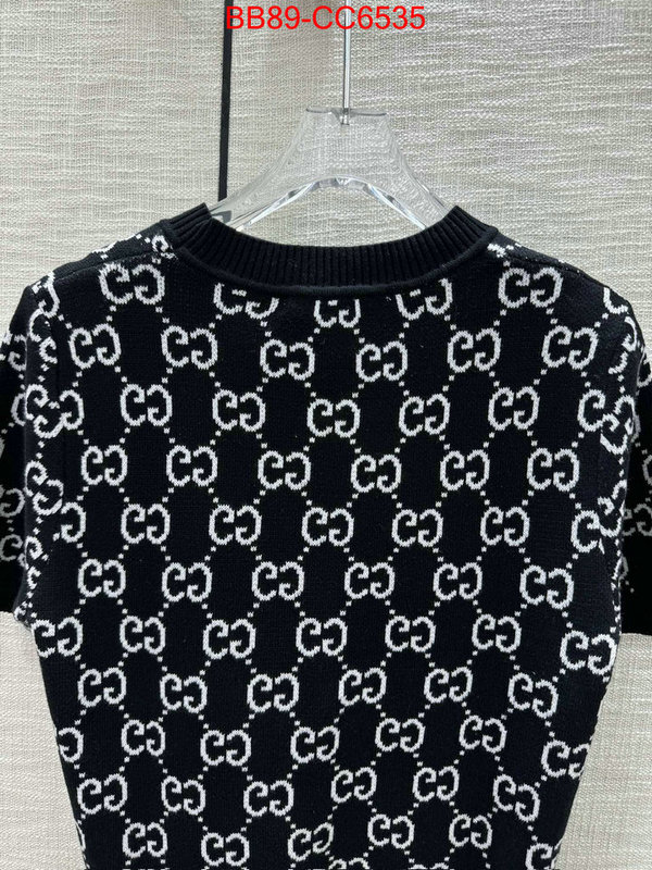 Clothing-Gucci perfect quality ID: CC6535 $: 89USD