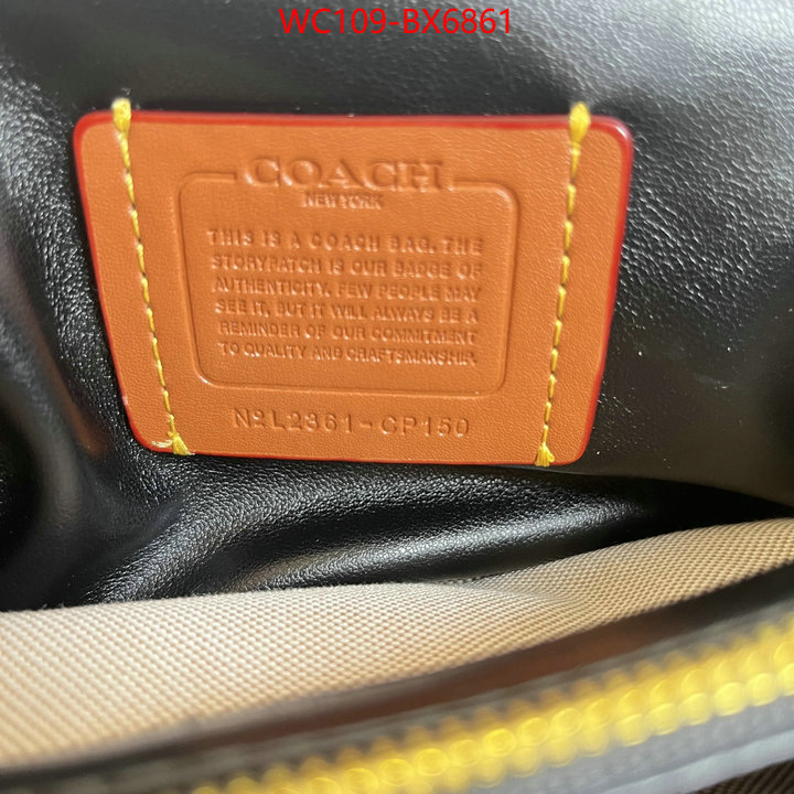 Coach Bags(4A)-Diagonal high quality happy copy ID: BX6861 $: 109USD,