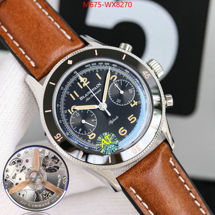 Watch(TOP)-Blancpain what is aaaaa quality ID: WX8270 $: 675USD