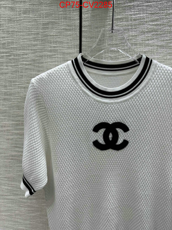 Clothing-Chanel styles & where to buy ID: CV2285 $: 75USD