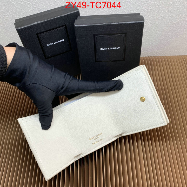 YSL Bags(4A)-Wallet- replcia cheap ID: TC7044 $: 49USD,