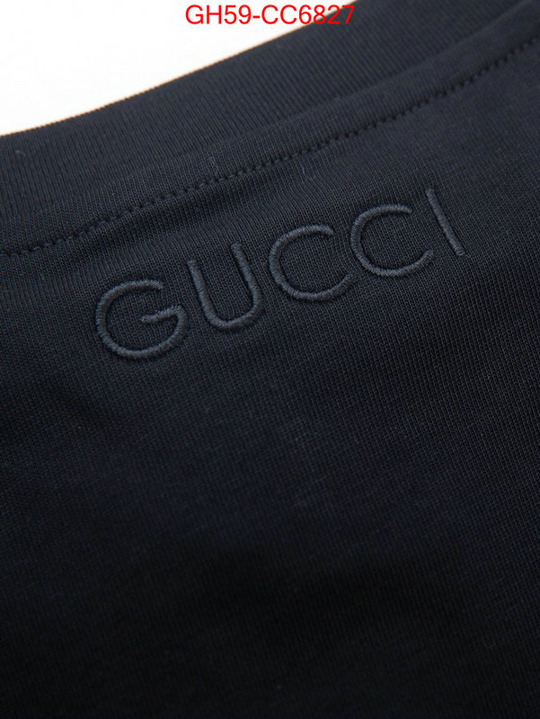 Clothing-Gucci buy 1:1 ID: CC6827 $: 59USD