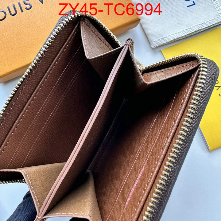 LV Bags(4A)-Wallet 1:1 replica ID: TC6994 $: 45USD,