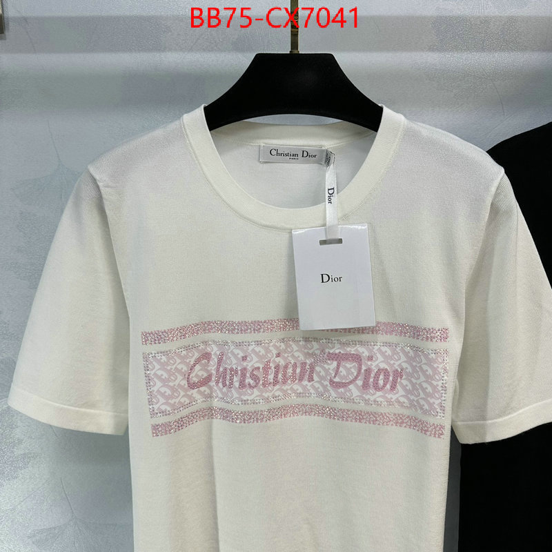 Clothing-Dior online sales ID: CX7041 $: 75USD