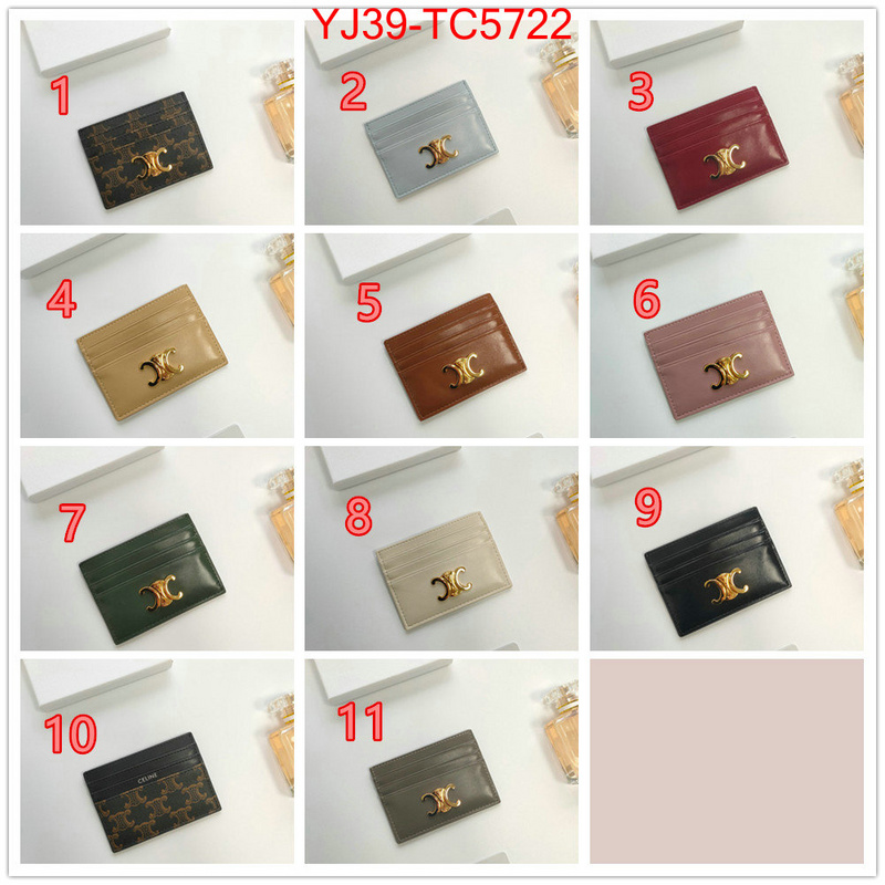 CELINE Bags(4A)-Wallet the best quality replica ID: TC5722 $: 39USD,