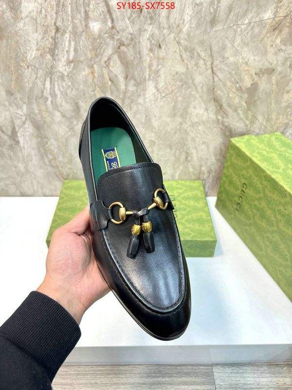 Men Shoes-Gucci luxury fashion replica designers ID: SX7558 $: 185USD