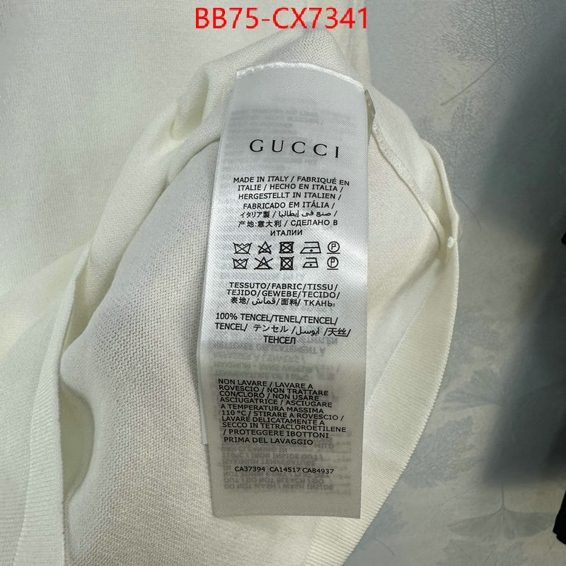 Clothing-Gucci from china 2024 ID: CX7341 $: 75USD