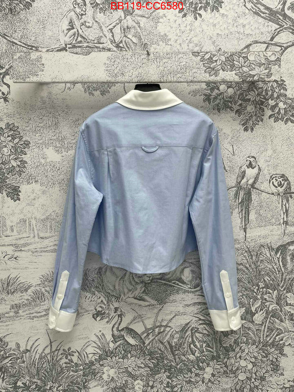 Clothing-Prada top grade ID: CC6580 $: 119USD