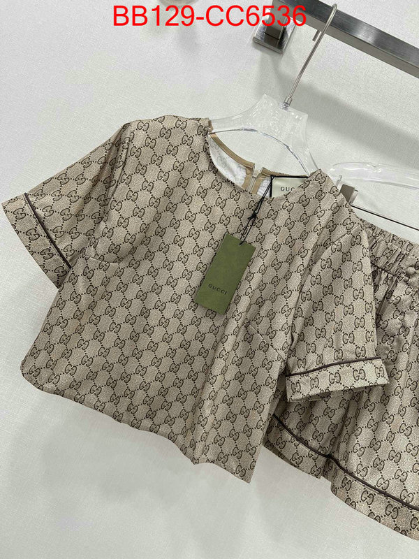 Clothing-Gucci highest product quality ID: CC6536 $: 129USD