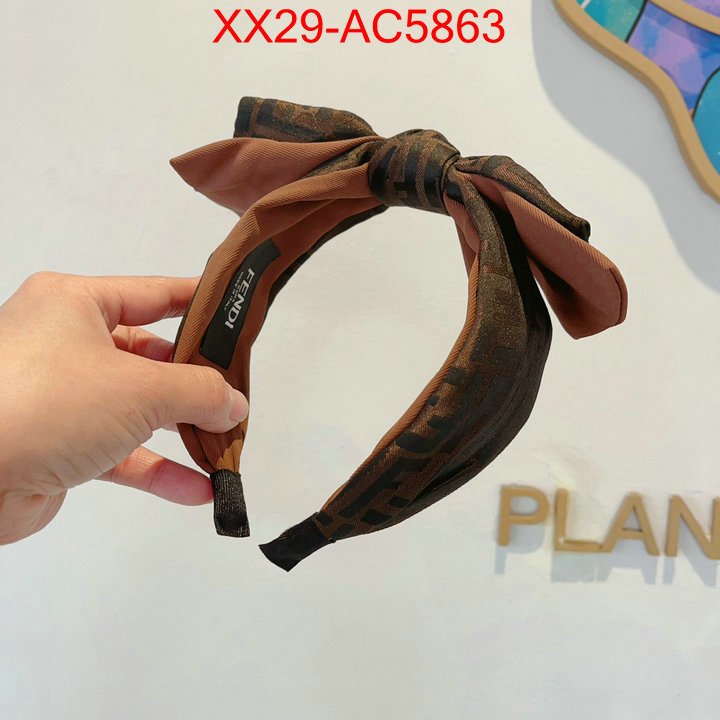 Hair band-Fendi replica 2024 perfect luxury ID: AC5863 $: 29USD