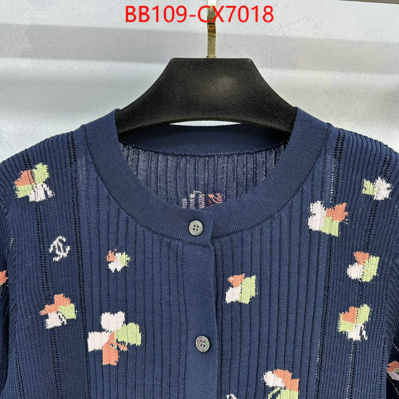 Clothing-Chanel where to find the best replicas ID: CX7018 $: 109USD