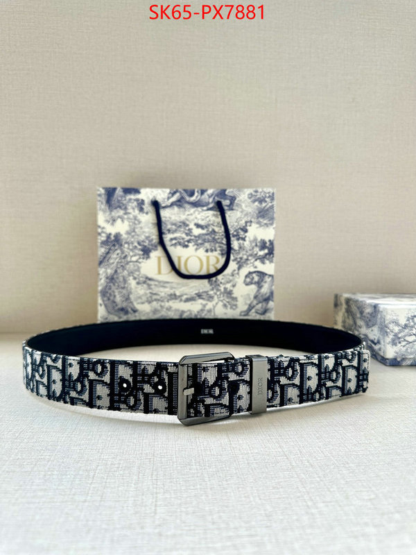 Belts-Dior online shop ID: PX7881 $: 65USD