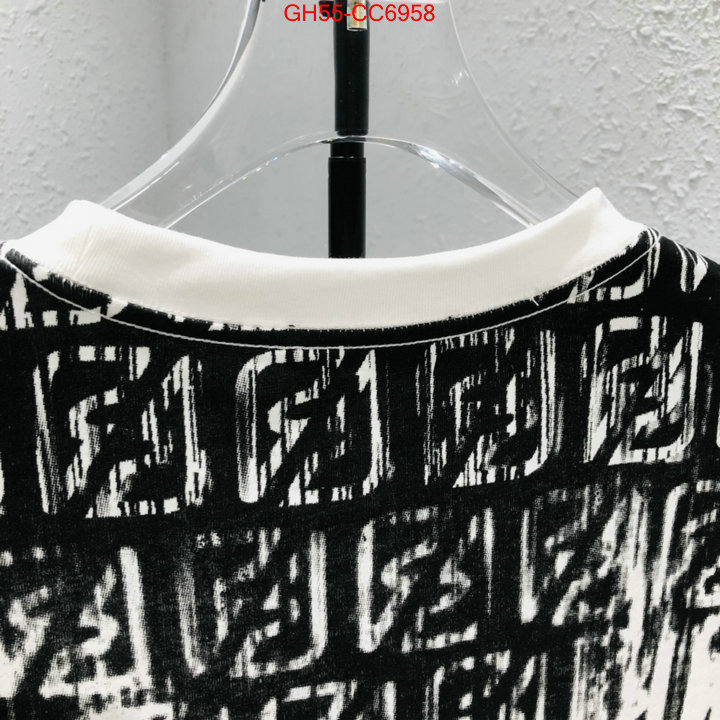 Clothing-Fendi luxury cheap replica ID: CC6958 $: 55USD