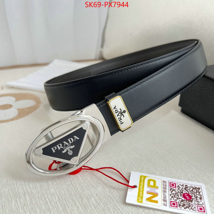 Belts-Prada best quality replica ID: PX7944 $: 69USD