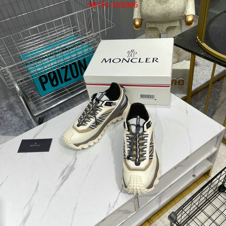 Men Shoes-Moncler buy luxury 2024 ID: SX6986 $: 195USD